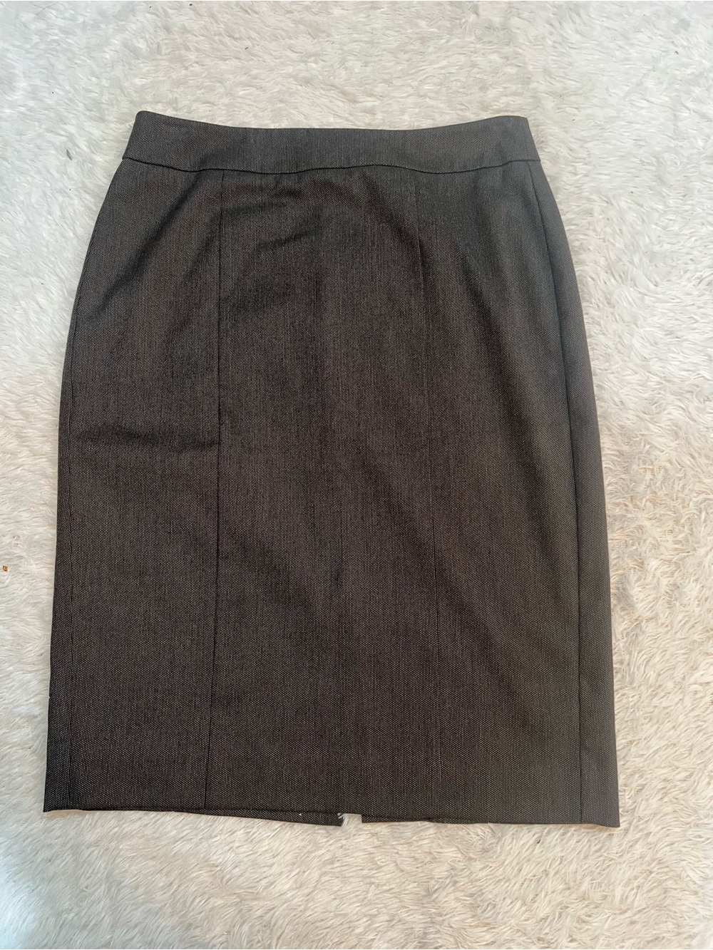 Ann Taylor Brown Pencil Skirt